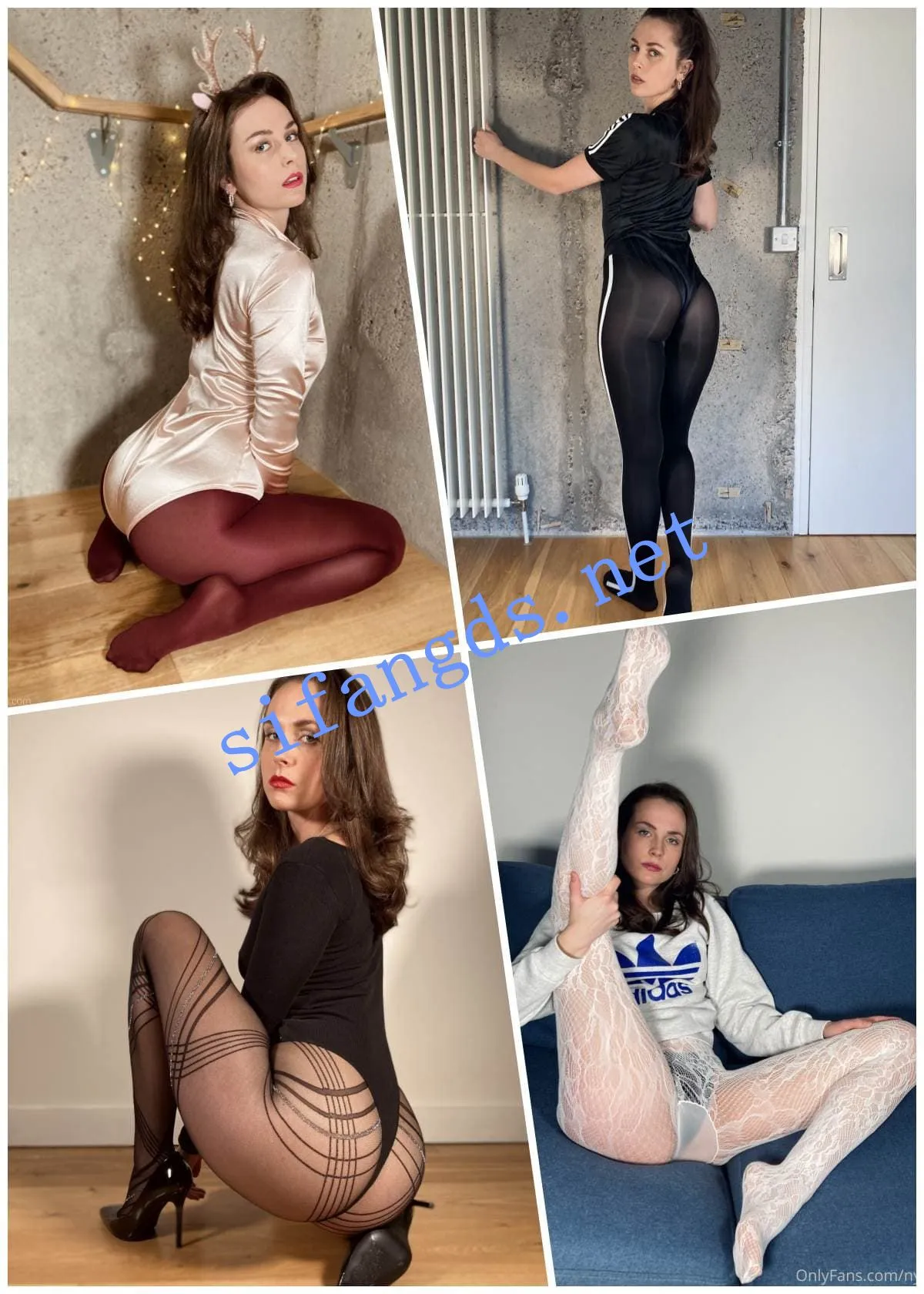 【丝袜控福利】英国时尚模特@nylonbea丝袜写真大档