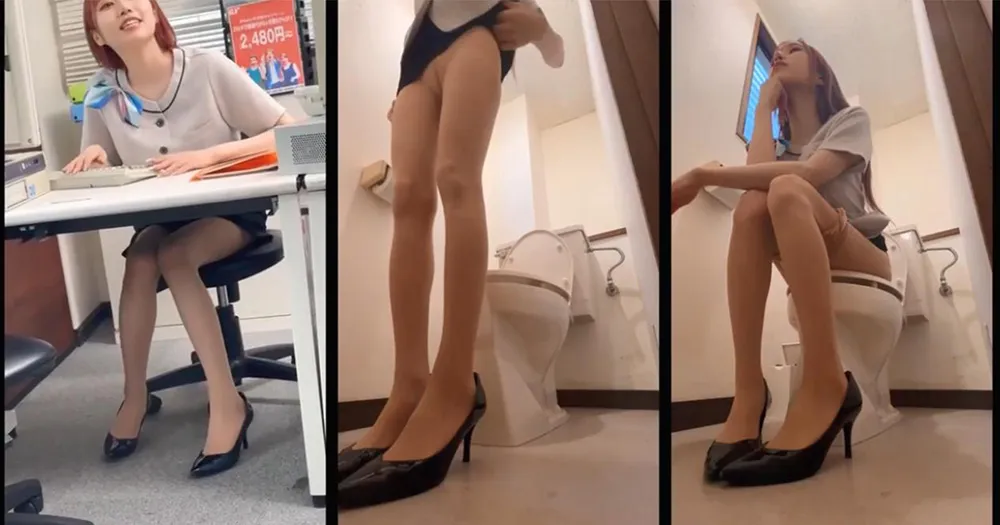 hrsm042 A偷窥很漂亮的OL丝袜美腿小姐姐店员！强奸强上，苗条瘦弱的身躯无力反抗，扒开丝袜内射，把人家都弄哭了